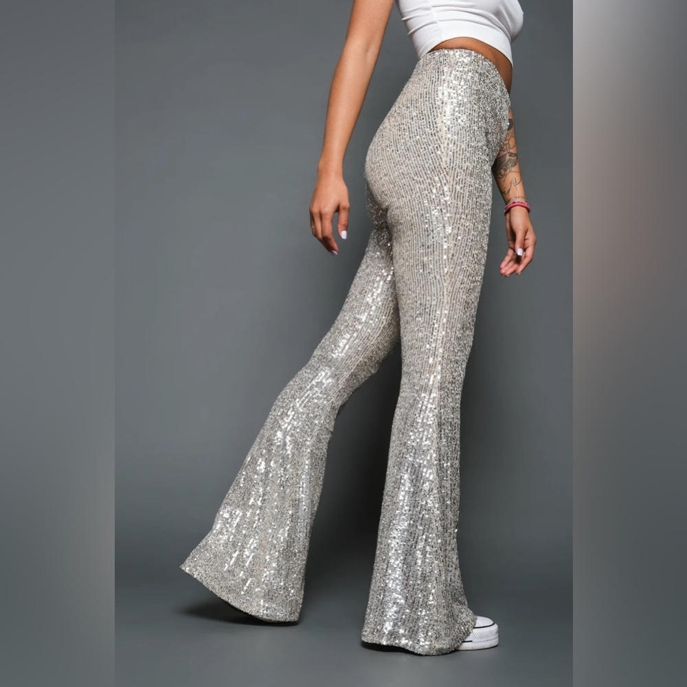 NWT FP x Show Me Your Mumu Mercury Bells Flare Pants - Picture 4 of 13